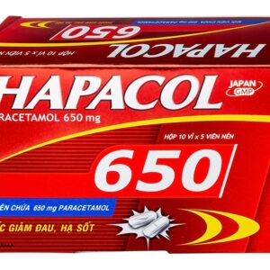 Thuốc Hapacol 650 DHG (10 vỉ x 5 viên)