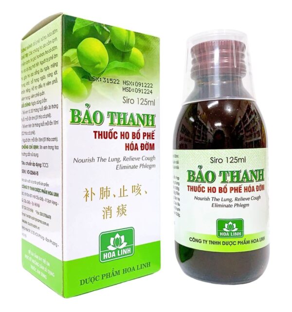 Thuốc Ho Bảo Thanh Bổ Phế Hoá Đờm 125ml