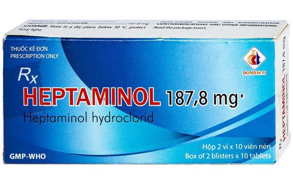 Heptaminol Domesco (2vỉ x 10viên)