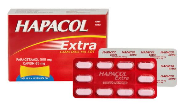 Hapacol Extra DHG (Hộp 10 vỉ x 10 viên)