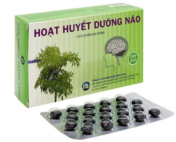 Hoạt Huyết Dưỡng Não Phúc Vinh (5 vỉ x 20 viên)