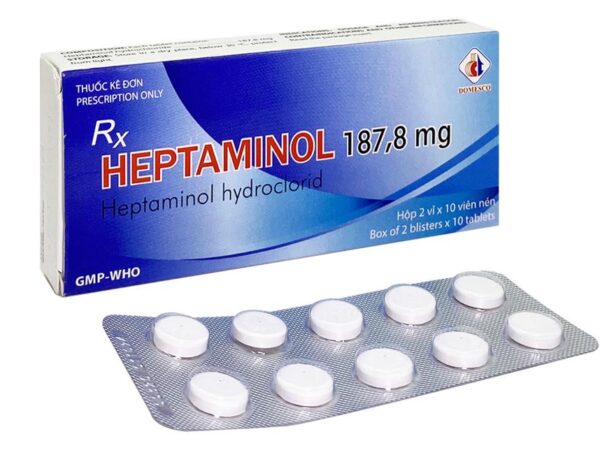 Heptaminol Domesco (2vỉ x 10viên)