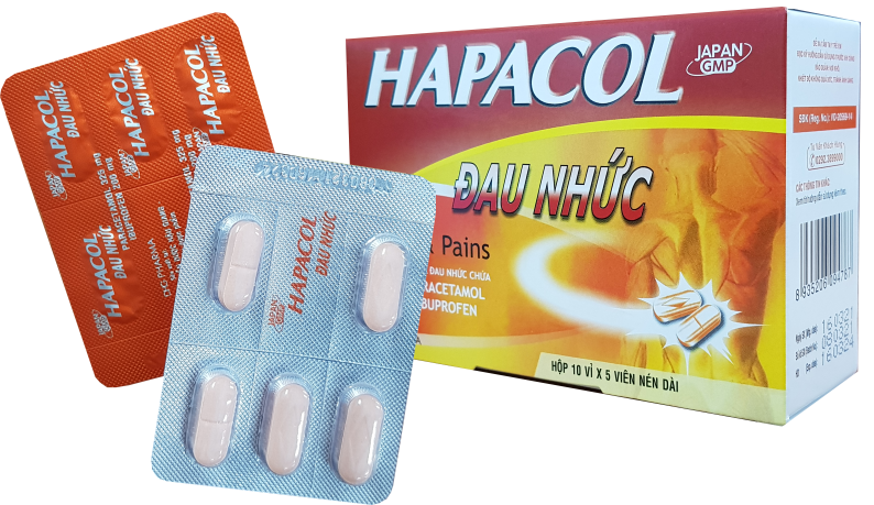 Hapacol Đau Nhức DHG (10 vỉ x 5 viên)