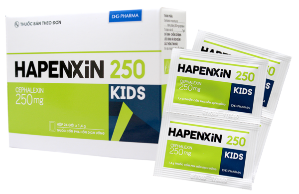 Hapenxin 250 Kids (Hộp 24 gói x 1.4g)