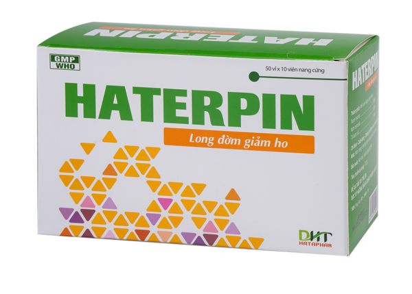 Haterpin (50 vỉ x 10 viên nang cứng)