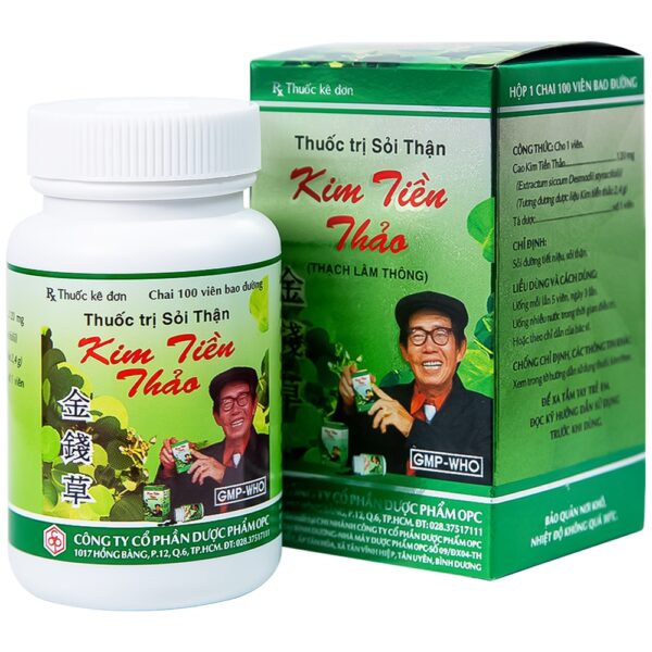 Thuốc Kim Tiền Thảo OPC (Lọ 100 viên)