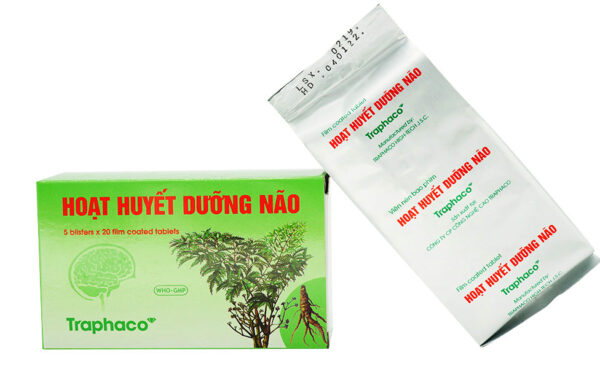 Hoạt Huyết Dưỡng Não Traphaco (5 vỉ x 20 viên)