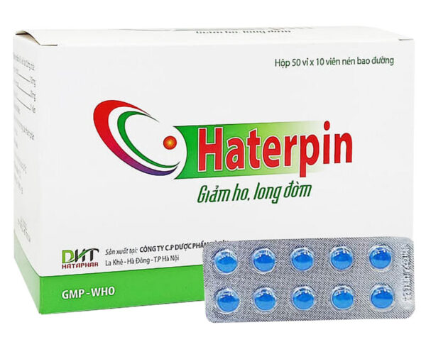 Haterpin (50 vỉ x 10 viên nén bao đường)