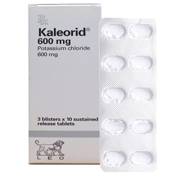 Kaleorid 600mg LEO (Hộp 3vỉ x 10viên)