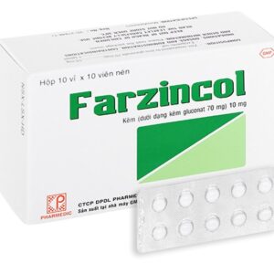 Farzincol 10mg (10 vỉ x 10 viên)