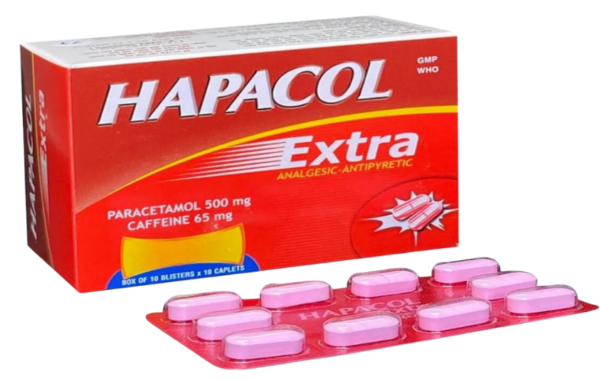 Hapacol Extra DHG (Hộp 10 vỉ x 10 viên)