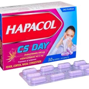 Hapacol CS Day DHG (Hộp 10 vỉ x 10 viên)