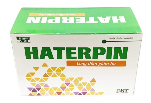 Haterpin (50 vỉ x 10 viên nang cứng)