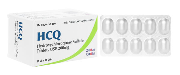 HCQ 200mg Zydus Cadila (10vỉ x 10viên)