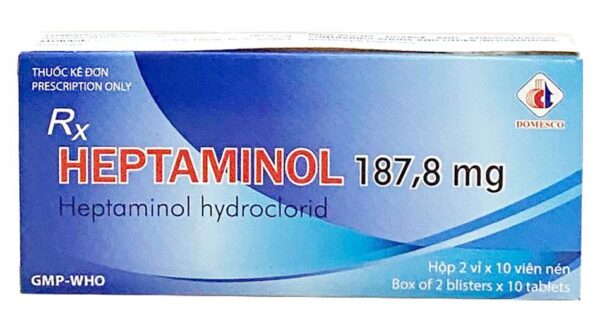 Heptaminol Domesco (2vỉ x 10viên)