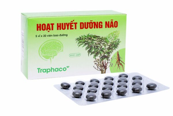 Hoạt Huyết Dưỡng Não Traphaco (5 vỉ x 20 viên)