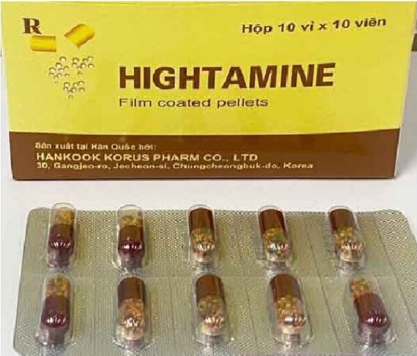 Hightamine (Hộp 10 vỉ X 10 viên)