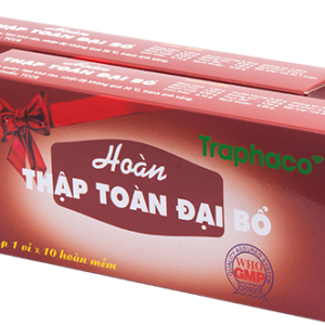 Hoàn Thập Toàn Đại Bổ Traphaco (1 vỉ x 10 viên)