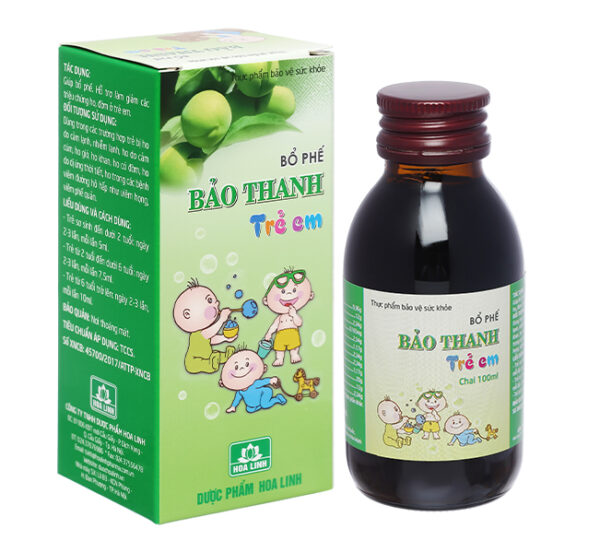 Bổ Phế Bảo Thanh Trẻ Em Hoa Linh 100ml