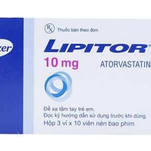 Lipitor 10mg Pfizer (3 vỉ x 10 viên)