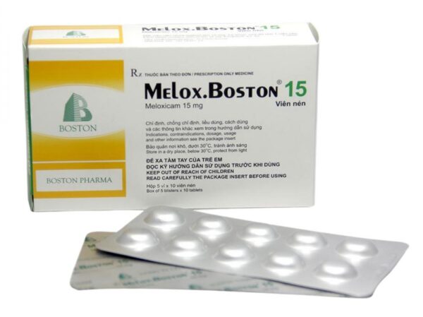 Meloxboston 15 (5 vỉ x 10 viên nén)