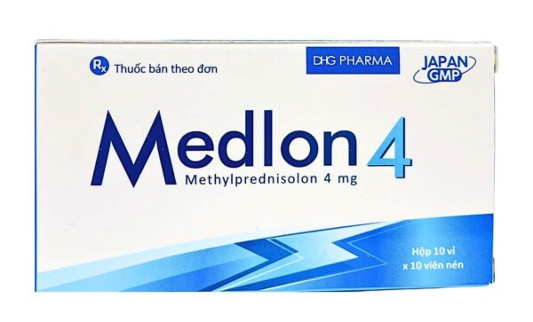 Medlon 4 DHG Pharma (10 vỉ x 10 viên)