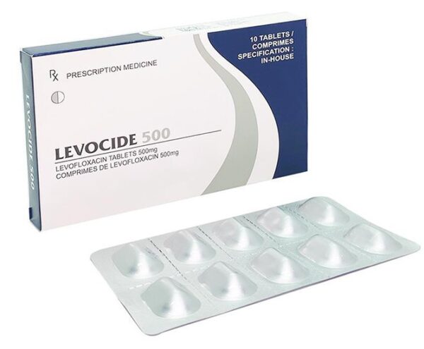 Thuốc Levocide 500 (Hộp 1 vỉ x 10 viên)