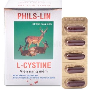 Phils-Lin L-Cystine (Hộp 60 viên nang mềm)