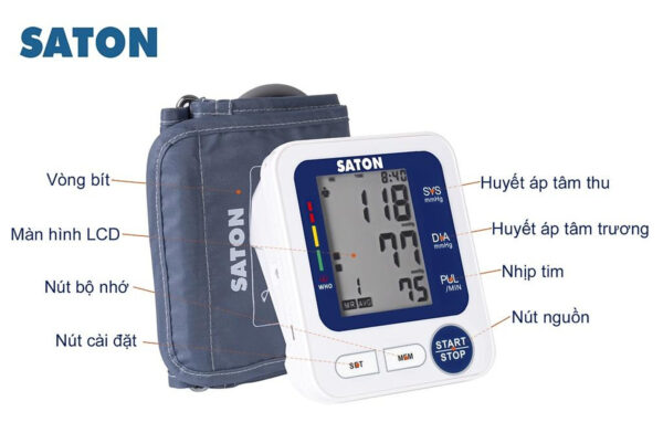 Máy đo huyết áp bắp tay tự động SATON BSX516