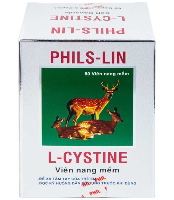 Phils-Lin L-Cystine (Hộp 60 viên nang mềm)