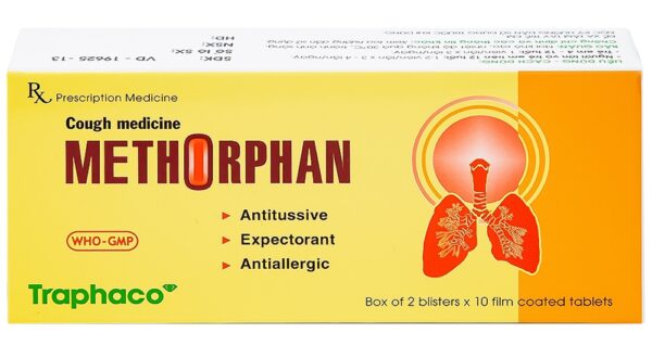 Methorphan Traphaco (2 vỉ x 10 viên)