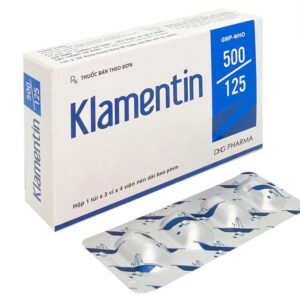 Klamentin 500/125 DHG (Hộp 3 vỉ x 4 viên)