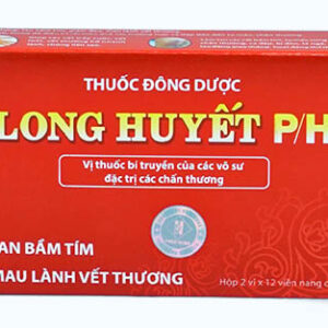 Long Huyết P/H (Hộp 2 vỉ x 12 viên)