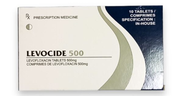 Thuốc Levocide 500 (Hộp 1 vỉ x 10 viên)