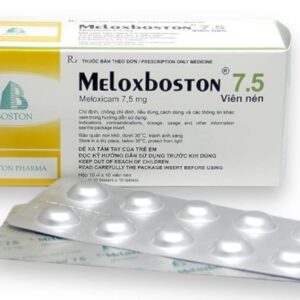 Meloxboston 7.5 (10 vỉ x 10 viên nén)