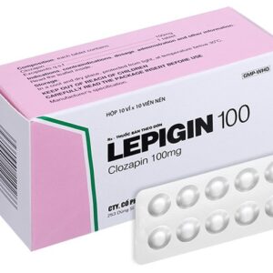 Thuốc Lepigin 100 (Hộp 10 vỉ x 10 viên)