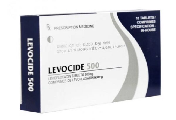 Thuốc Levocide 500 (Hộp 1 vỉ x 10 viên)