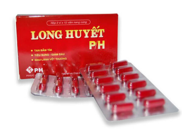 Long Huyết P/H (Hộp 2 vỉ x 12 viên)