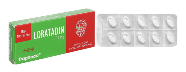 Loratadin 10mg Traphaco (1 vỉ x 10 viên)