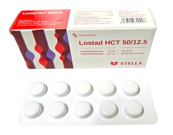 Lostad HCT 50/12.5 Stella (3 vỉ x 10 viên)