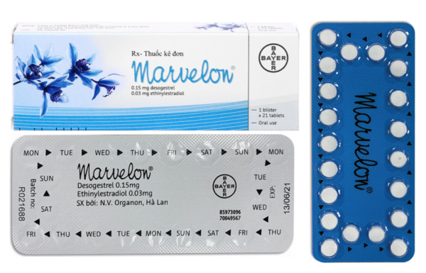 Marvelon Bayer (Hộp 1 vỉ x 21 viên)