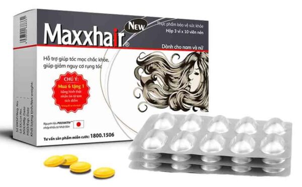 Maxxhair New Thái Minh (Hộp 3 vỉ x 10 viên)