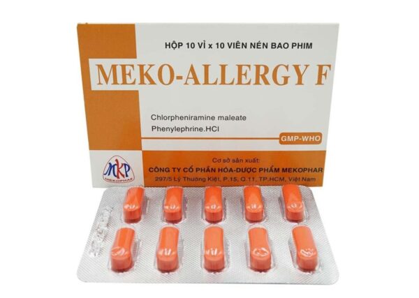 Meko-Allergy F (Hộp 10 vỉ x 10 viên)