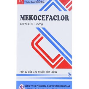 Mekocefaclor 125mg Mekophar (Hộp 12 gói)