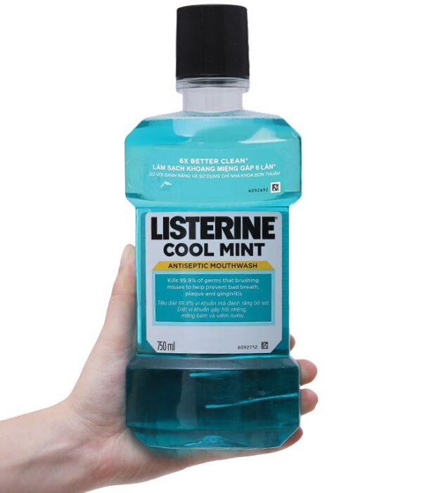 Nước súc miệng Listerine Cool Mint 750ml