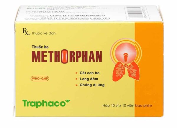 Methorphan Traphaco (10 vỉ x 10 viên)