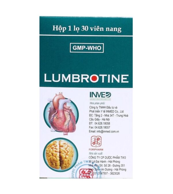 Lumbrotine TW3 (Lọ 30 viên)