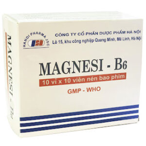 Magnesi – B6 Hà Nội Pharma (10 vỉ x 10 viên)