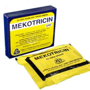 Mekotricin Mekophar (Hộp 24 viên ngậm)