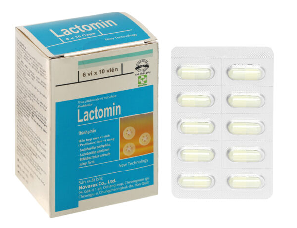 Lactomin Novarex (Hộp 6 Vỉ x 10 Viên)